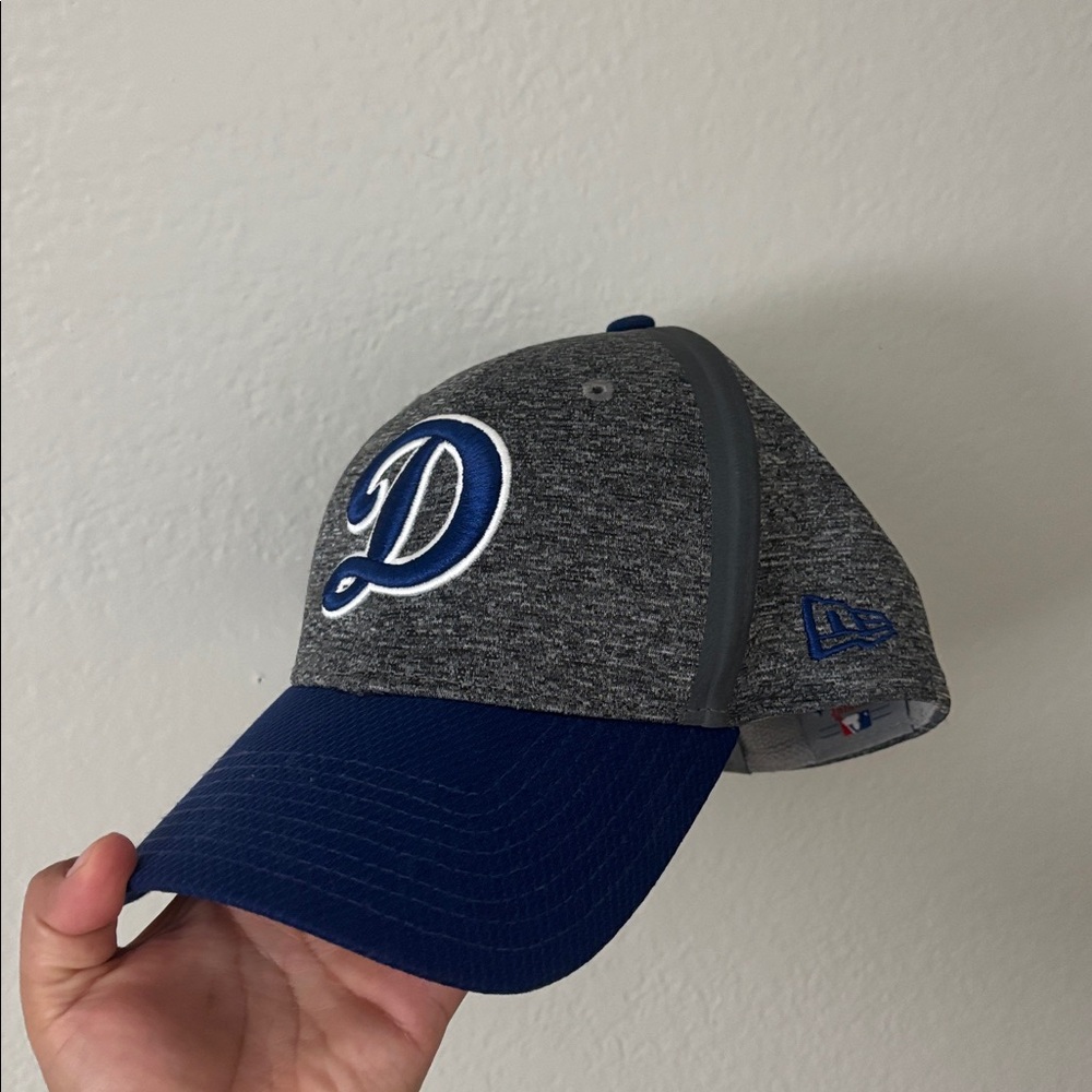 New Era Gray Cap with DODGERS LOGO